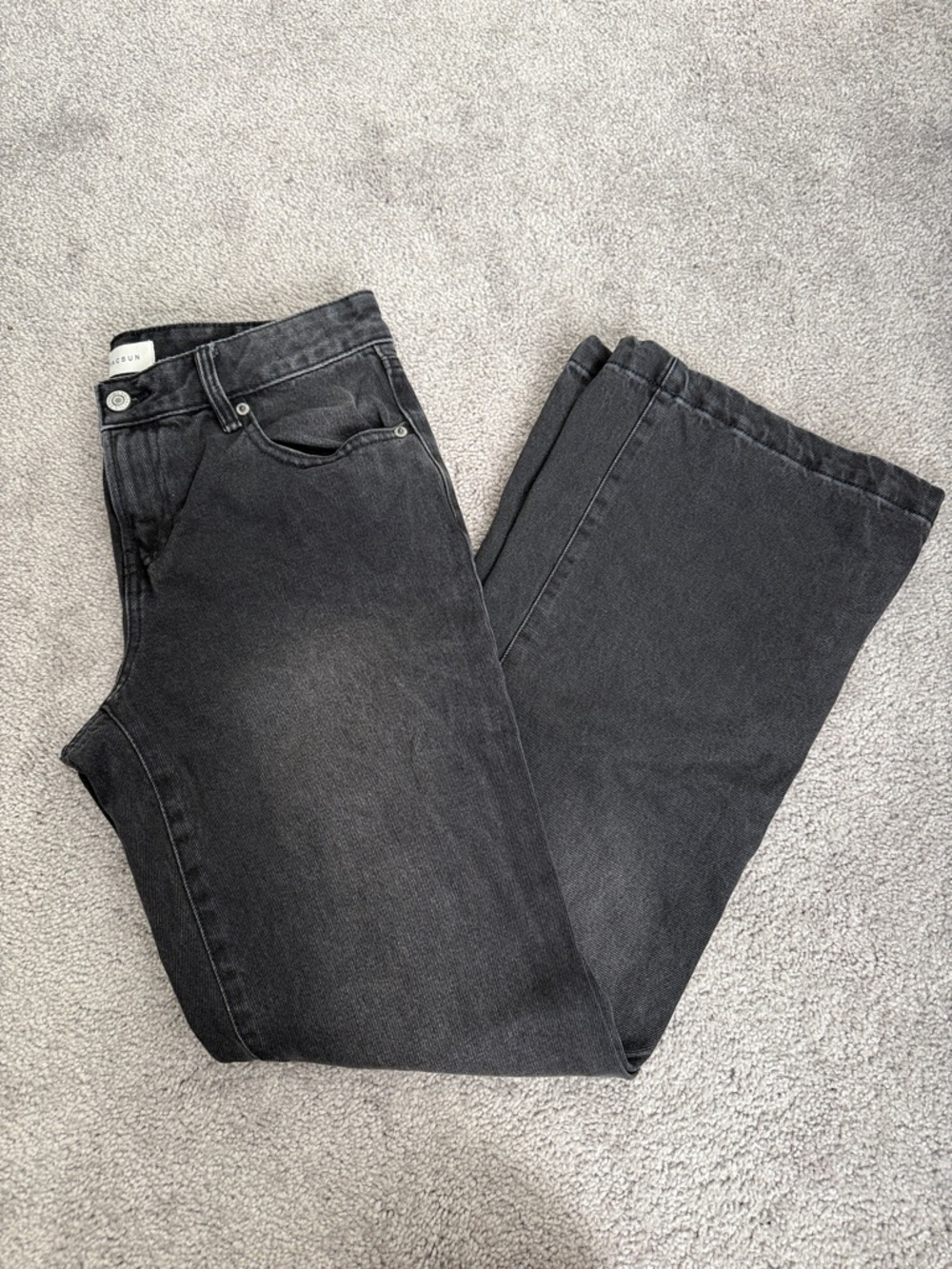 Jade Black Low-Rise Boot Jeans